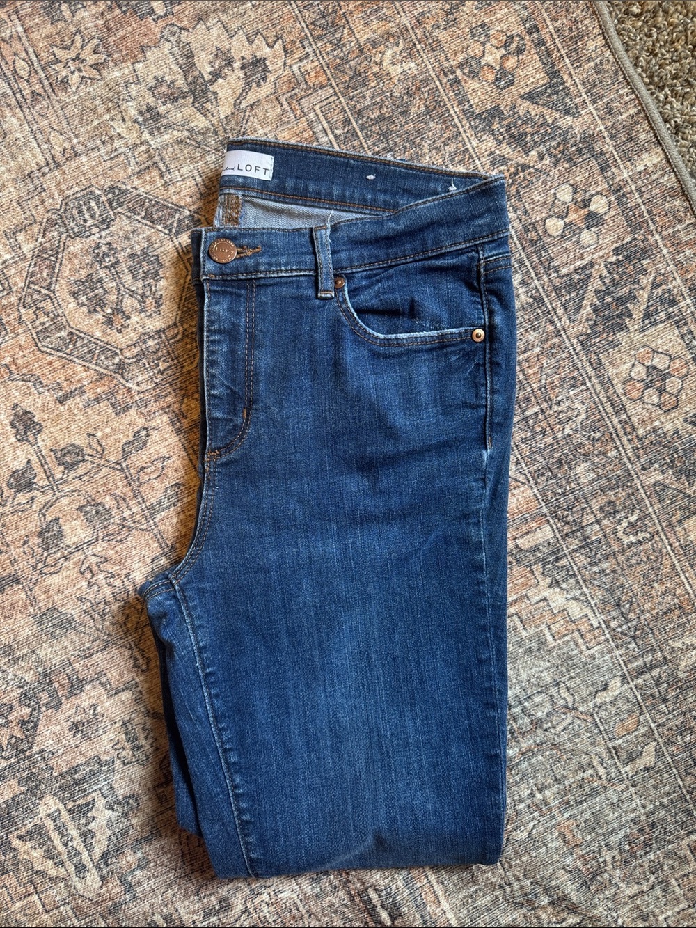 Ann Taylor Loft Dark Blue Women's Skinny Crop Jeans Size 30/10